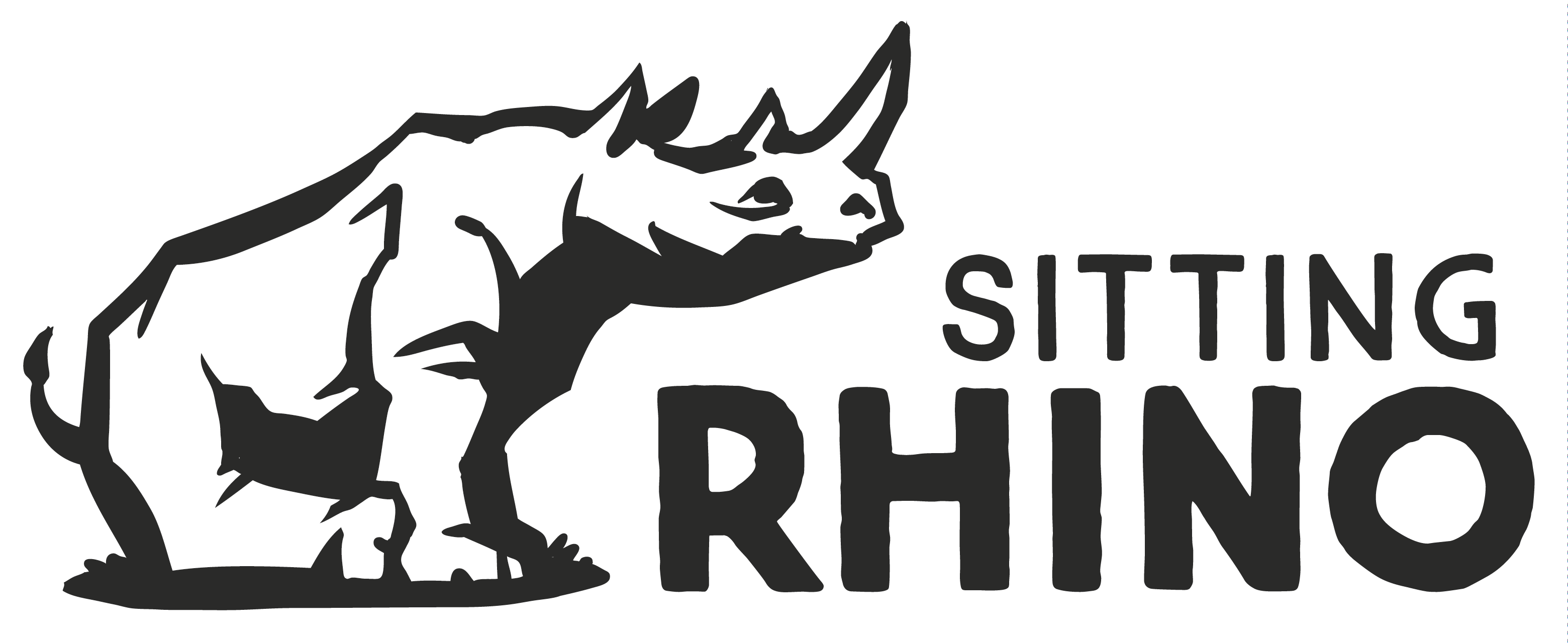 Sitting Rhino
